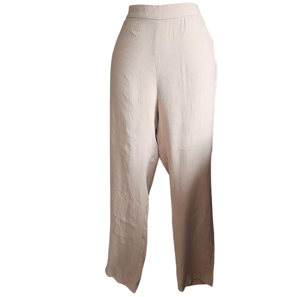Ann Taylor Jordan Pants Petite 8P - Taupe Stretch Dress Pants